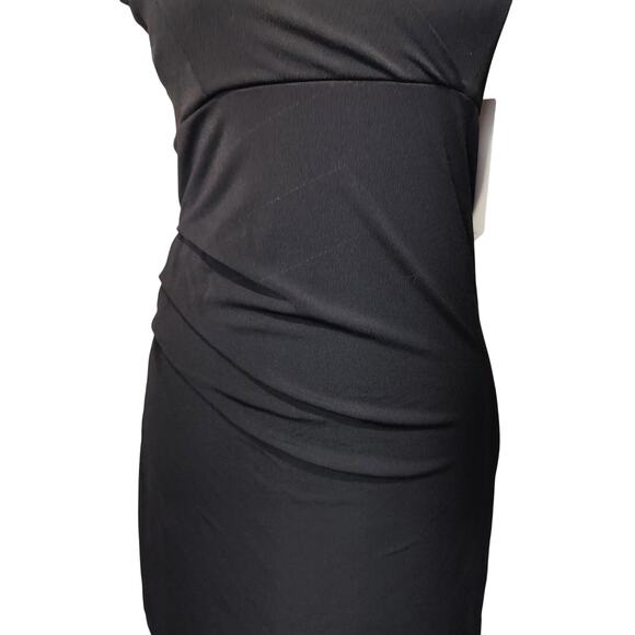 NWT Almost Famous Sz M Y2K Black Asymetrical Babydoll Dress Witchy Whimsy Goth - Picture 3 of 9